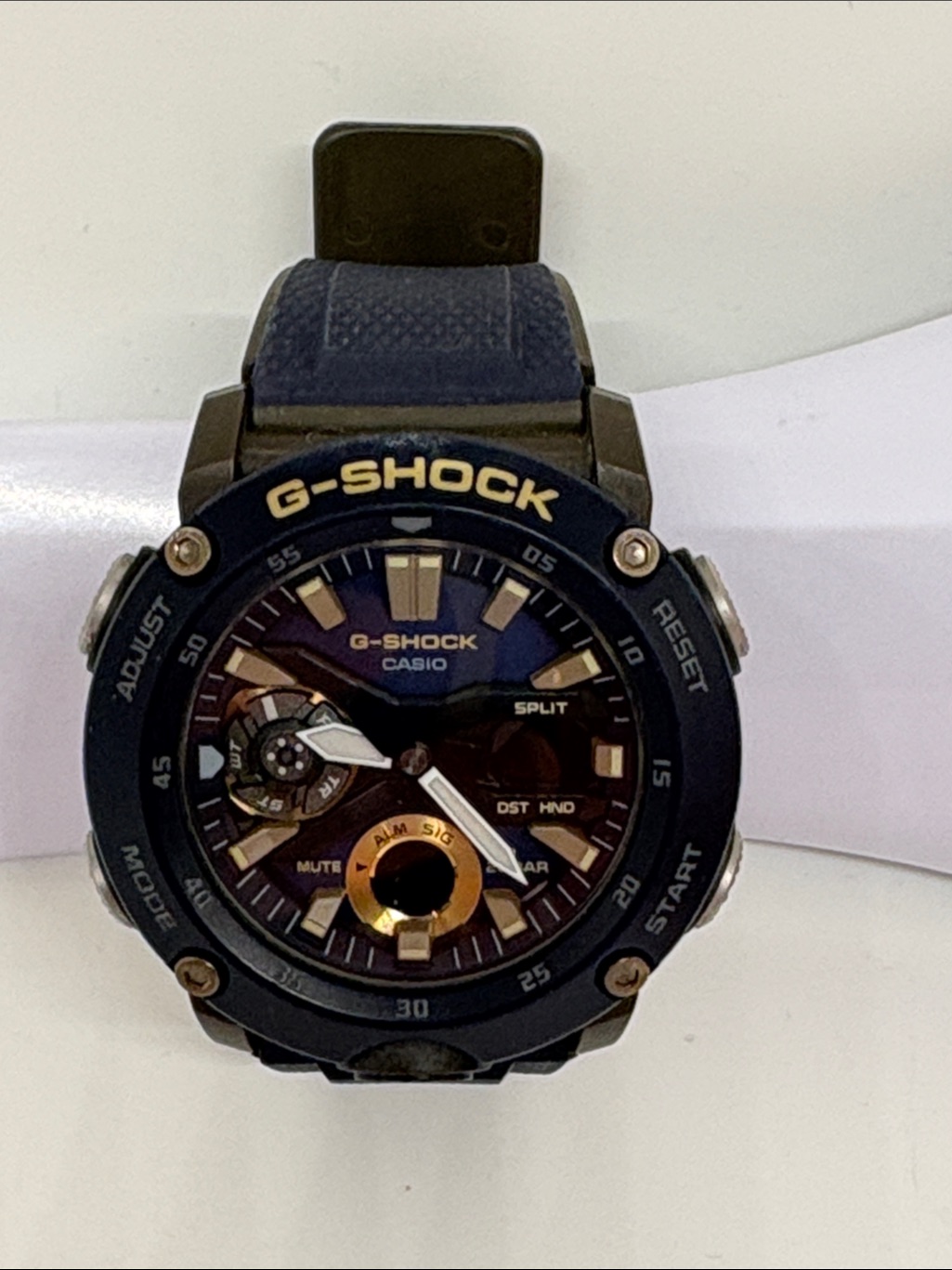 G-Shock Casio Blue And Gold Men's Sport Watch